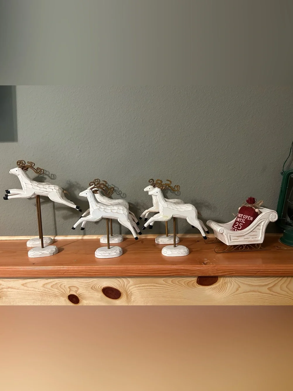 🎄 Vintage Pier 1 Imports Christmas Reindeer & Sleigh Collection 🎄